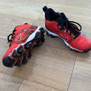 Nike Kids Red and Black Sneakers